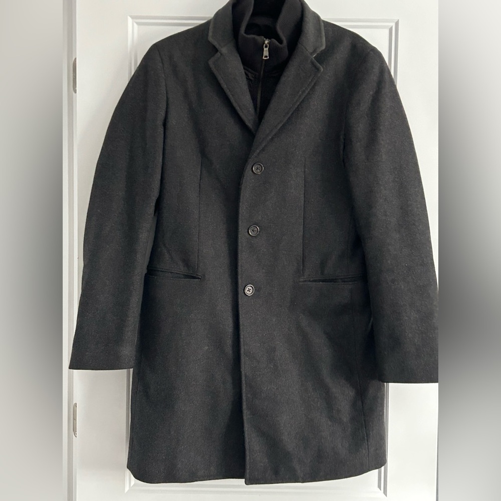 Banana Republic wool coat with removable liner EUC Size M